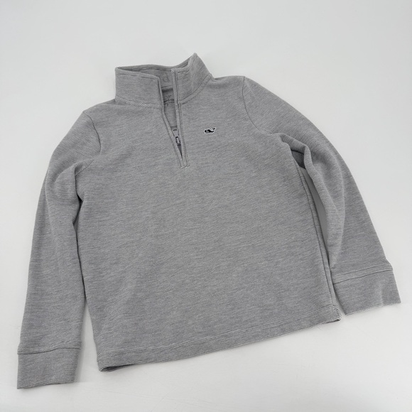 Vineyard Vines Other - Vineyard Vines Grey Quarter Zip Pullover Boys Kids 7